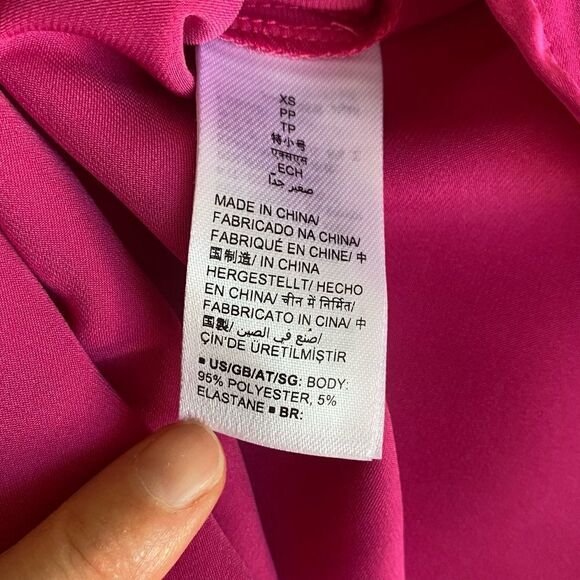 The Drop Ana Silky V-Neck Midi Slip Dress NWT Size XS - Picture 11 of 15